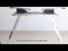 Außenrechteckiger Klapptisch für Camping